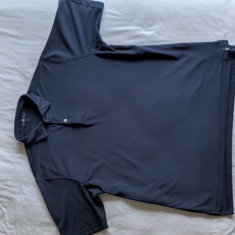 Chase Edward Golf short sleeve polyester polo size:XL Men's Navy Blue